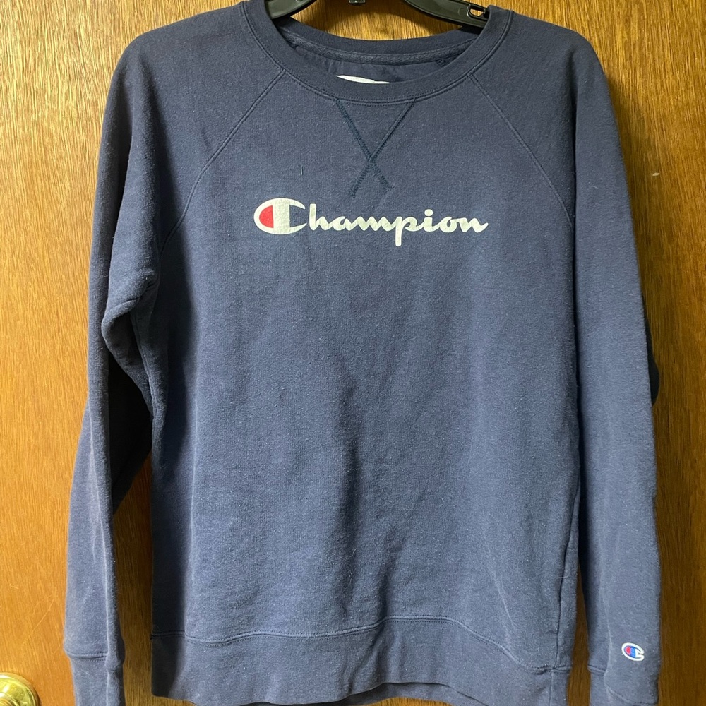 Champion Woman’s Dark Blue Crewneck Sweater